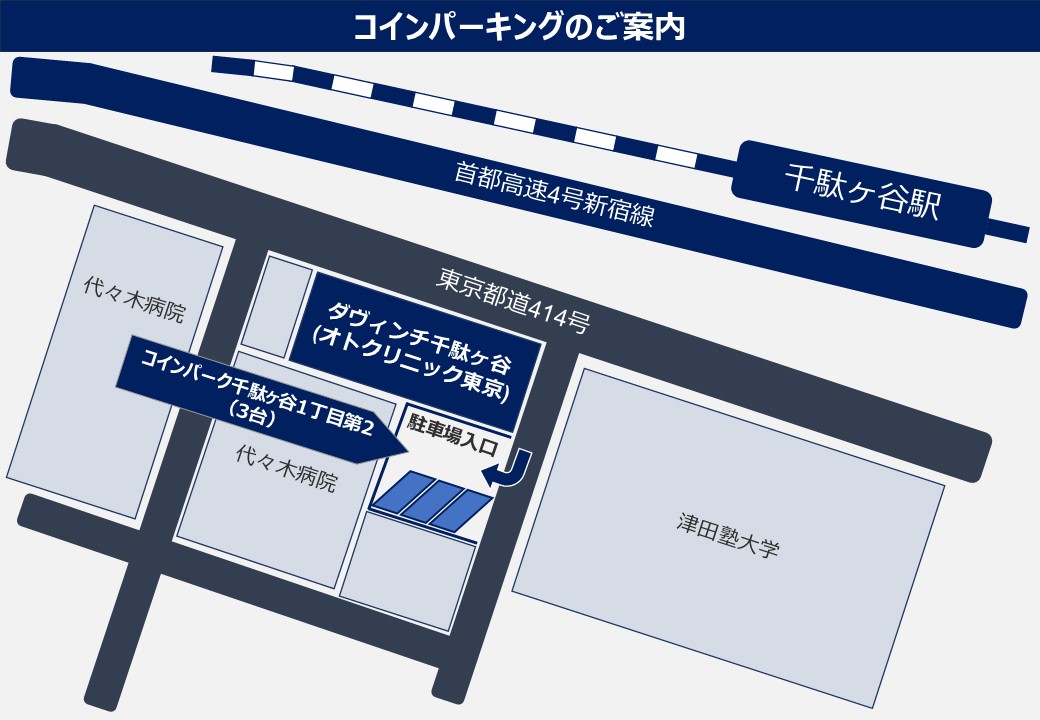 画像：近隣の有料駐車場